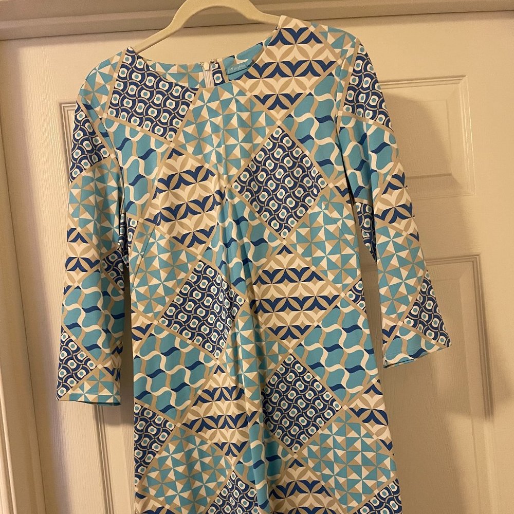 J.McLaughlin Sophia Catalina Cloth Sheath Dress, Size large